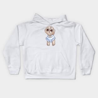 Cute bichon Kids Hoodie